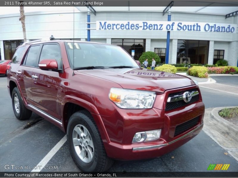 Salsa Red Pearl / Sand Beige 2011 Toyota 4Runner SR5