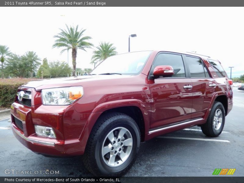 Front 3/4 View of 2011 4Runner SR5