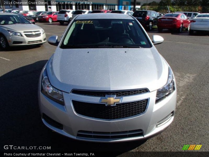 Silver Ice Metallic / Jet Black 2014 Chevrolet Cruze Diesel