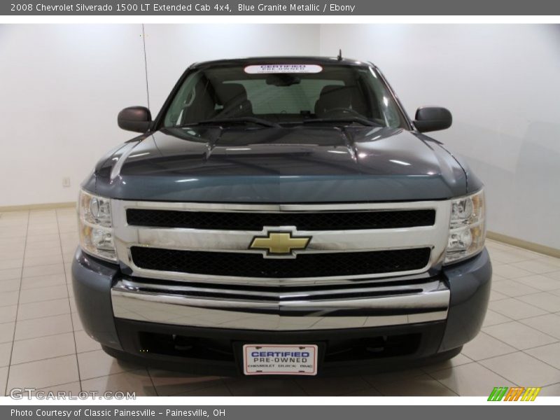Blue Granite Metallic / Ebony 2008 Chevrolet Silverado 1500 LT Extended Cab 4x4