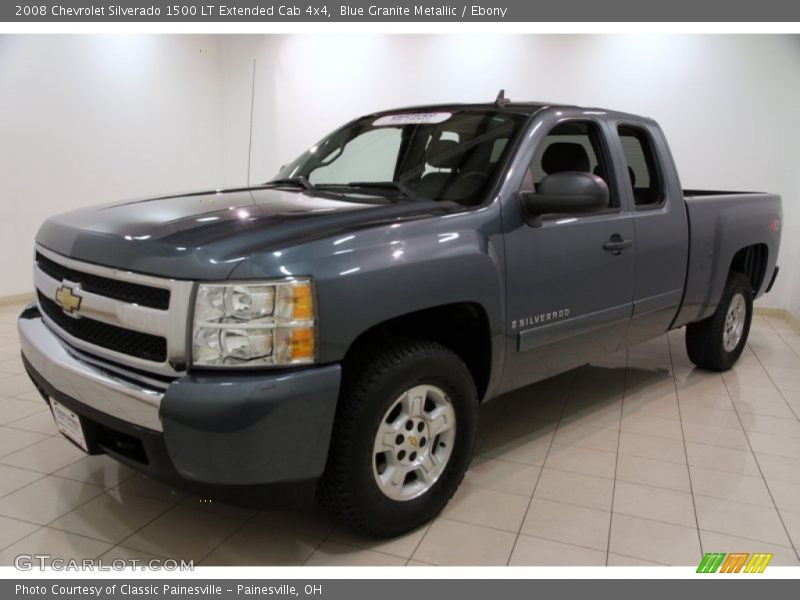 Blue Granite Metallic / Ebony 2008 Chevrolet Silverado 1500 LT Extended Cab 4x4