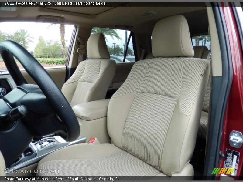 Front Seat of 2011 4Runner SR5