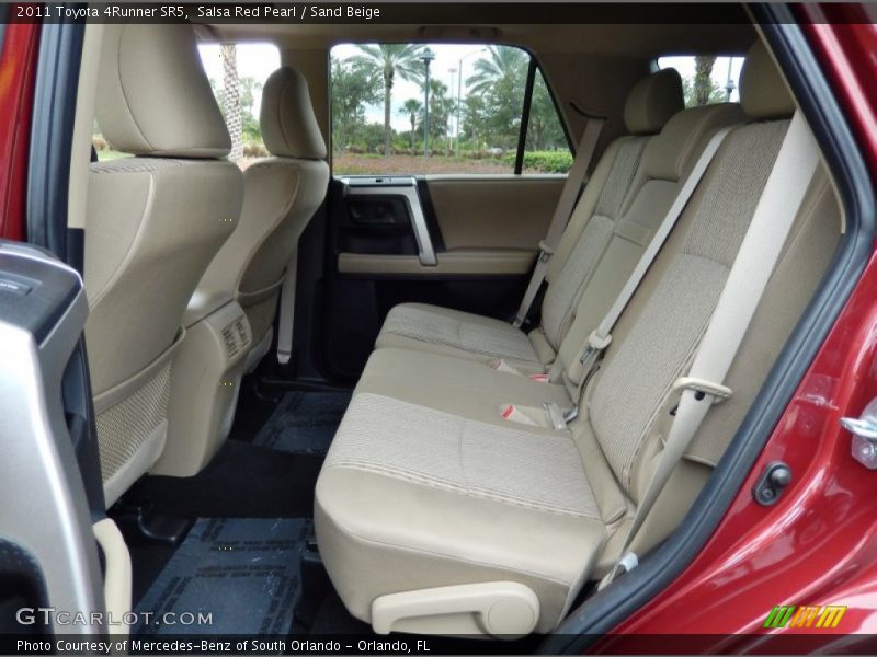 Rear Seat of 2011 4Runner SR5