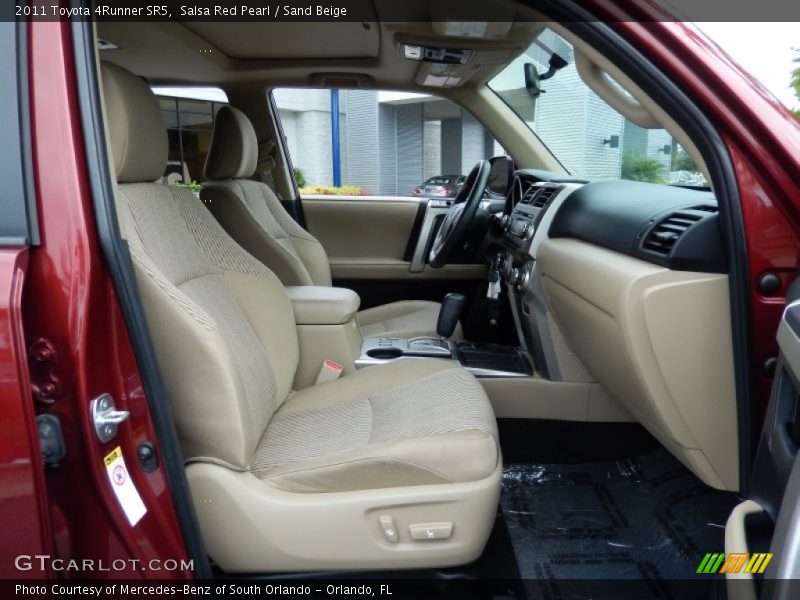 Front Seat of 2011 4Runner SR5