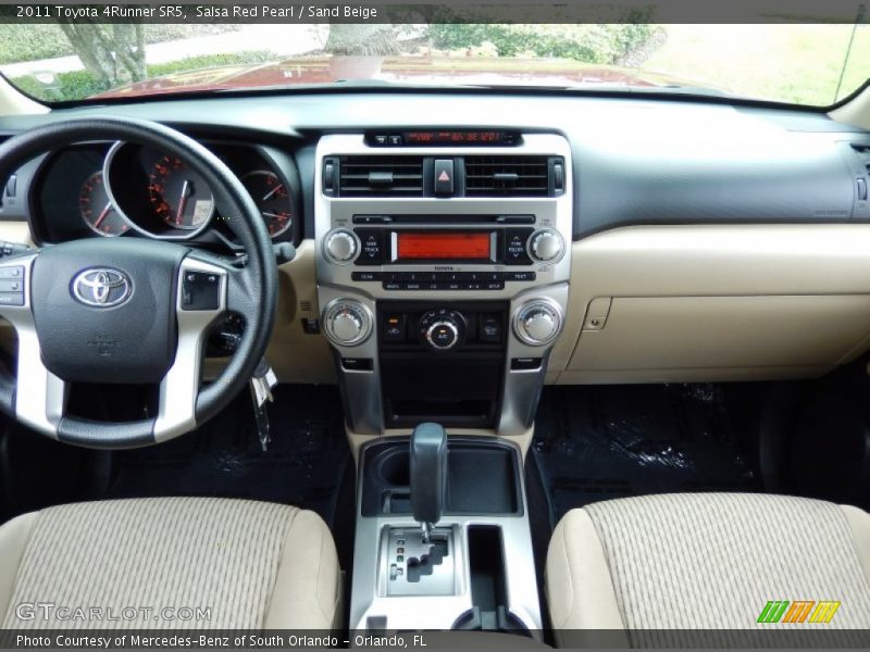 Dashboard of 2011 4Runner SR5
