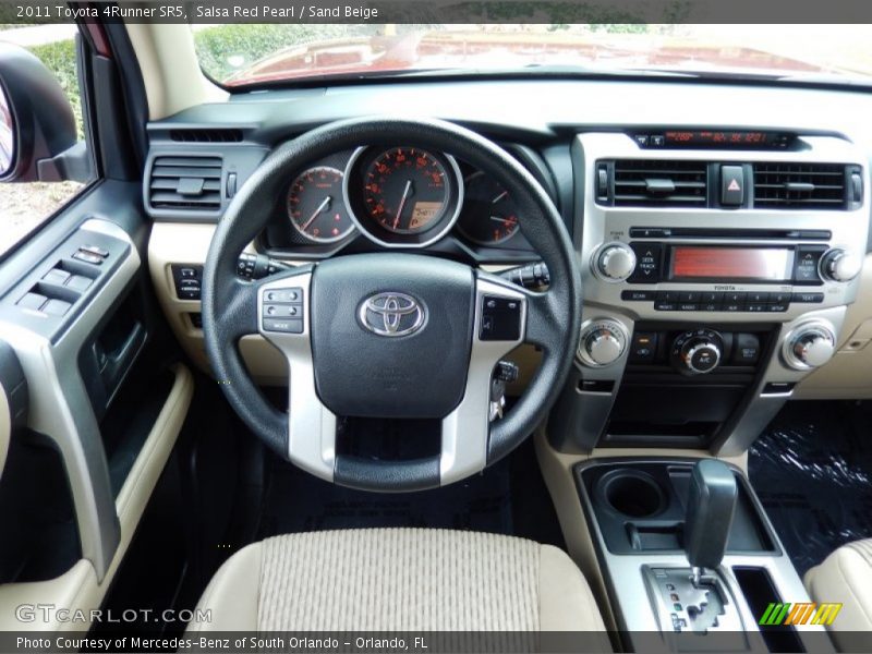 Dashboard of 2011 4Runner SR5