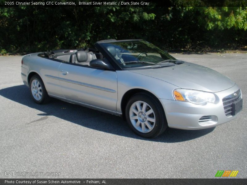 Brilliant Silver Metallic / Dark Slate Gray 2005 Chrysler Sebring GTC Convertible