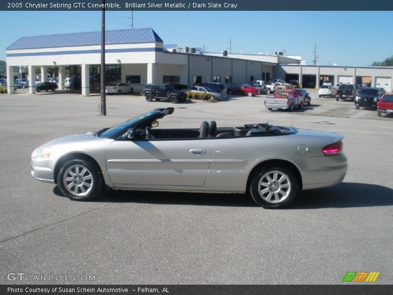 Brilliant Silver Metallic / Dark Slate Gray 2005 Chrysler Sebring GTC Convertible