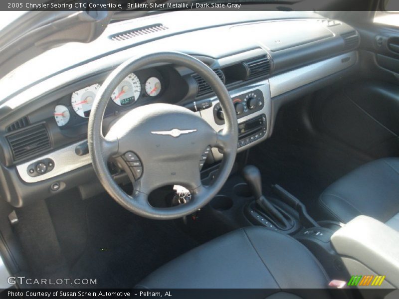 Brilliant Silver Metallic / Dark Slate Gray 2005 Chrysler Sebring GTC Convertible