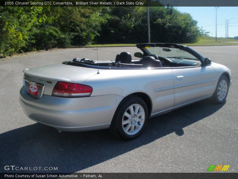 Brilliant Silver Metallic / Dark Slate Gray 2005 Chrysler Sebring GTC Convertible