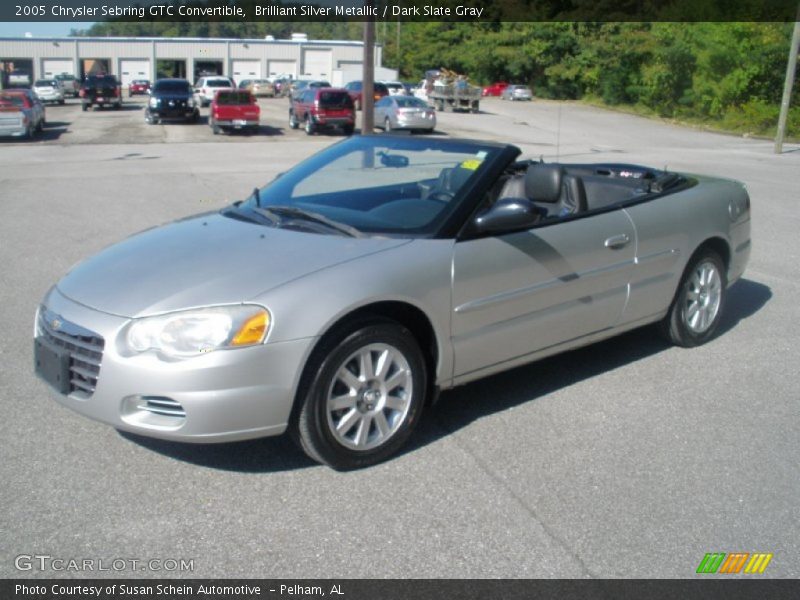 Brilliant Silver Metallic / Dark Slate Gray 2005 Chrysler Sebring GTC Convertible
