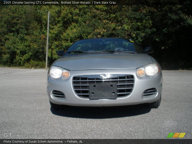 Brilliant Silver Metallic / Dark Slate Gray 2005 Chrysler Sebring GTC Convertible