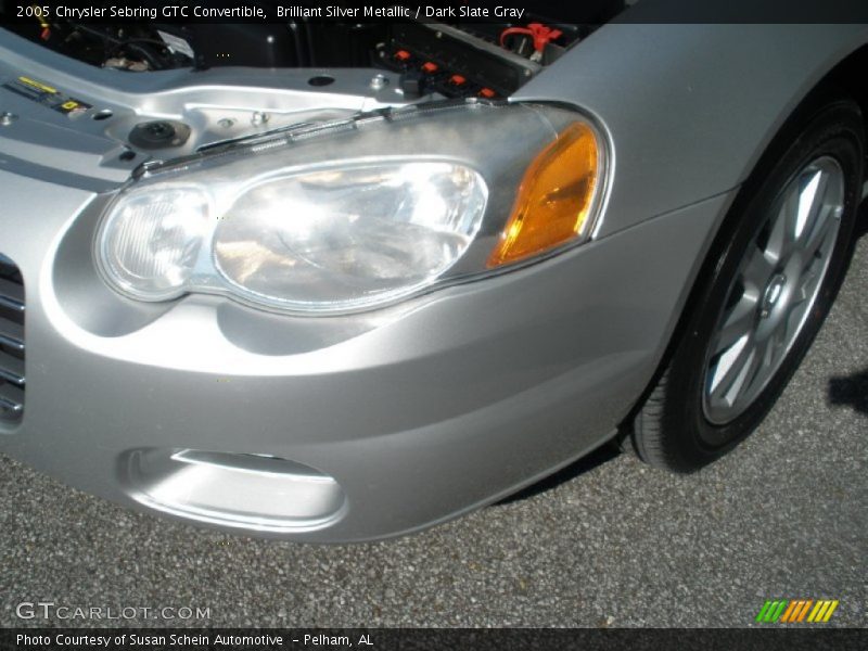 Brilliant Silver Metallic / Dark Slate Gray 2005 Chrysler Sebring GTC Convertible