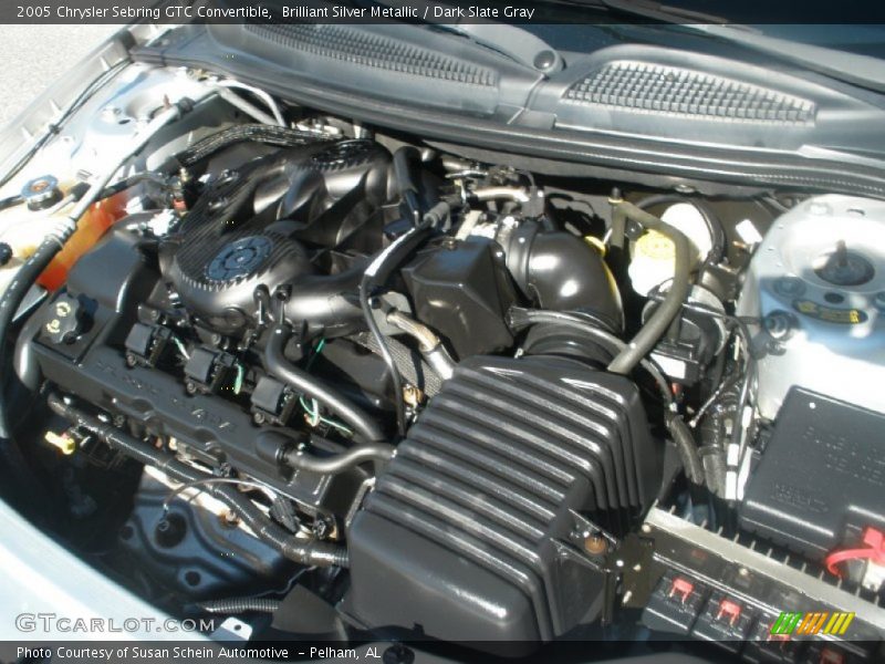 Brilliant Silver Metallic / Dark Slate Gray 2005 Chrysler Sebring GTC Convertible