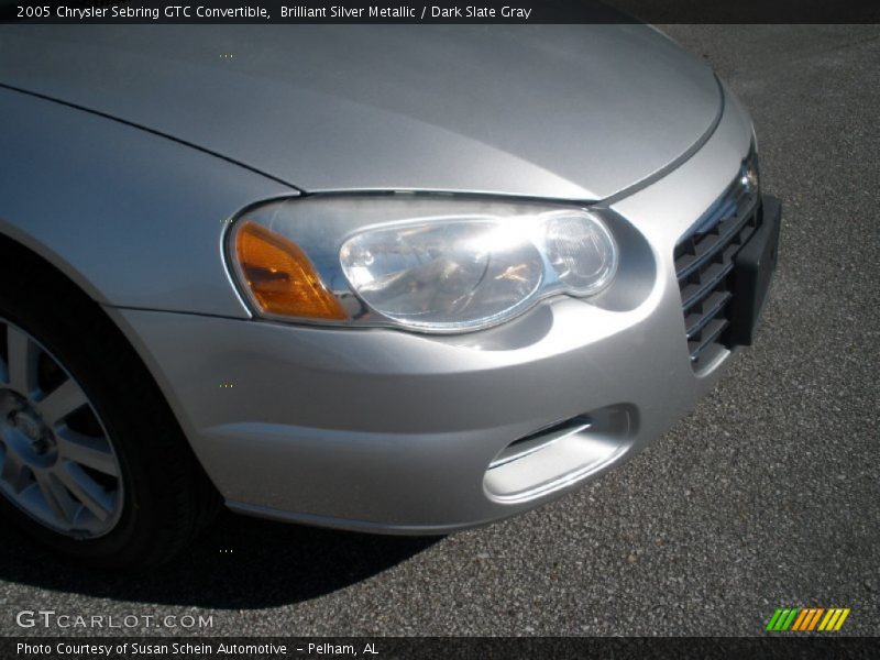 Brilliant Silver Metallic / Dark Slate Gray 2005 Chrysler Sebring GTC Convertible