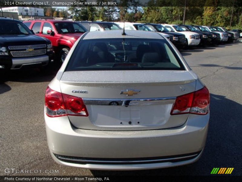Champagne Silver Metallic / Jet Black 2014 Chevrolet Cruze LT