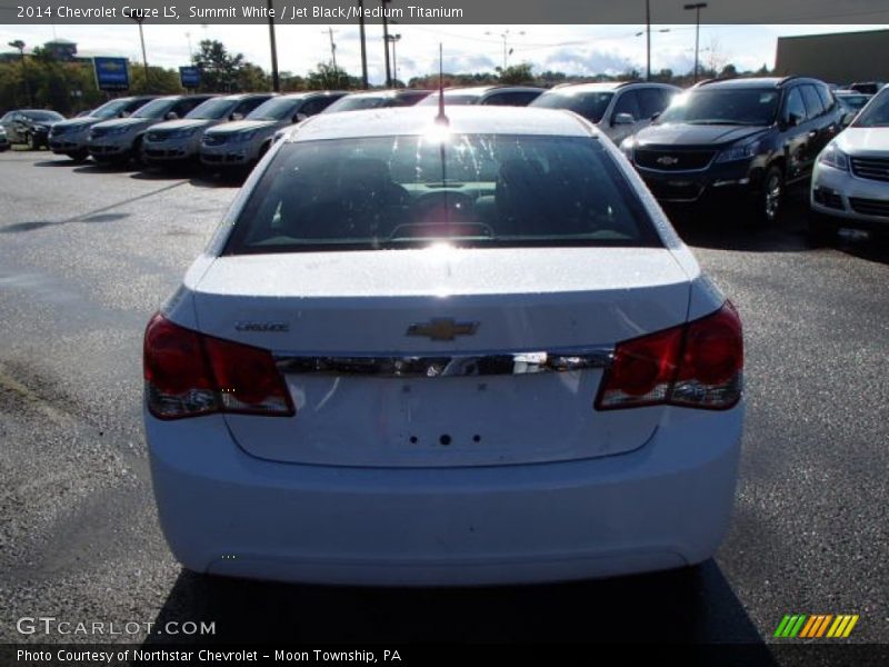 Summit White / Jet Black/Medium Titanium 2014 Chevrolet Cruze LS