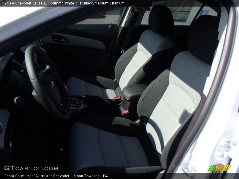 Summit White / Jet Black/Medium Titanium 2014 Chevrolet Cruze LS