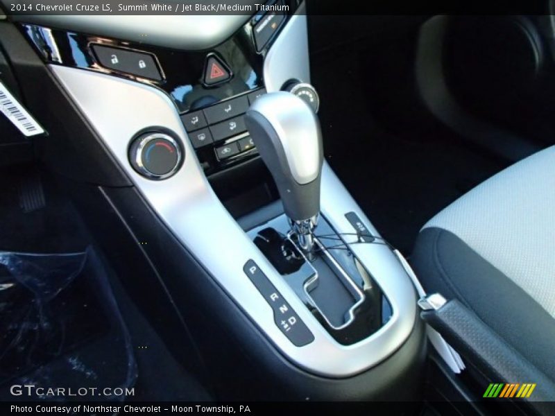 Summit White / Jet Black/Medium Titanium 2014 Chevrolet Cruze LS