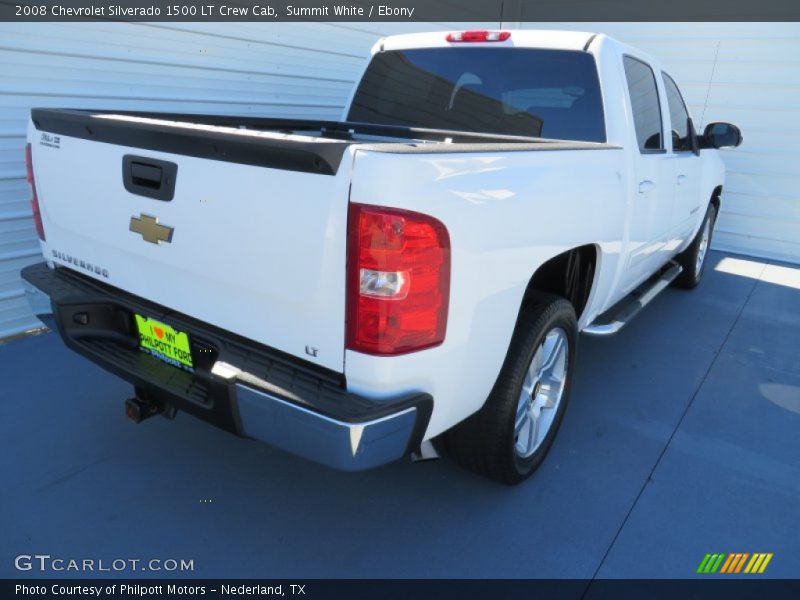 Summit White / Ebony 2008 Chevrolet Silverado 1500 LT Crew Cab