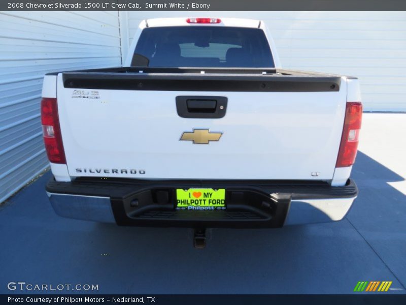 Summit White / Ebony 2008 Chevrolet Silverado 1500 LT Crew Cab