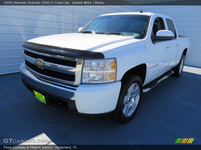 Summit White / Ebony 2008 Chevrolet Silverado 1500 LT Crew Cab