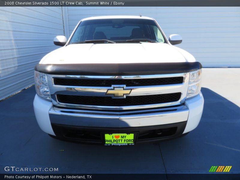 Summit White / Ebony 2008 Chevrolet Silverado 1500 LT Crew Cab