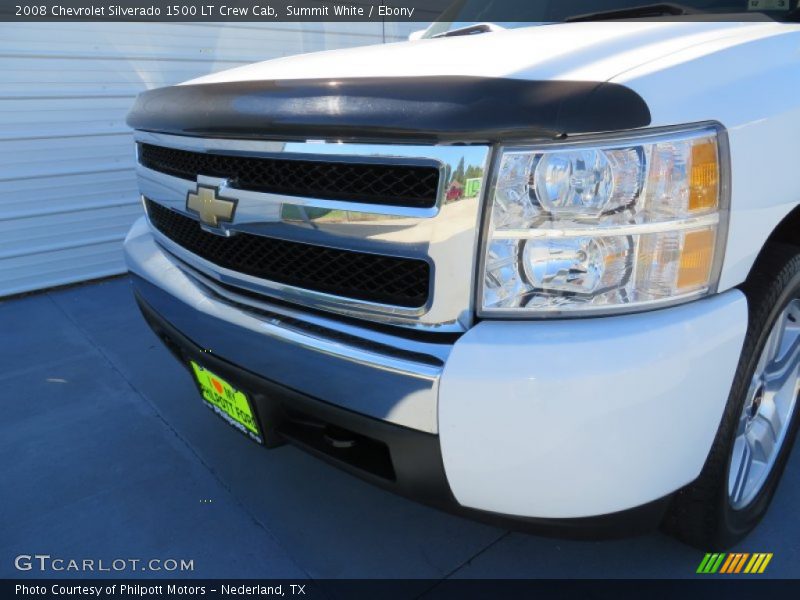Summit White / Ebony 2008 Chevrolet Silverado 1500 LT Crew Cab