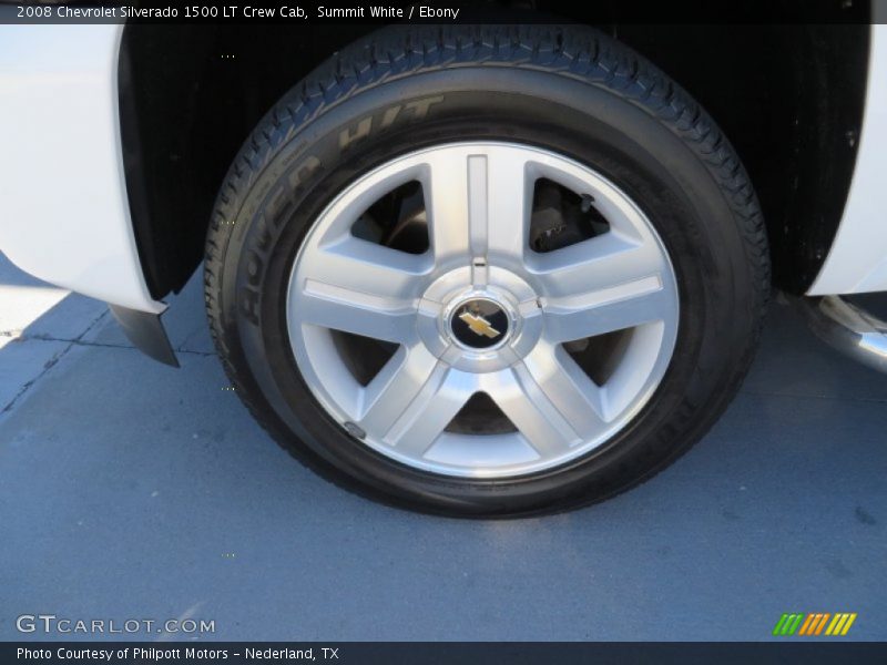 Summit White / Ebony 2008 Chevrolet Silverado 1500 LT Crew Cab