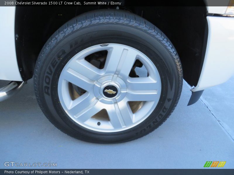 Summit White / Ebony 2008 Chevrolet Silverado 1500 LT Crew Cab