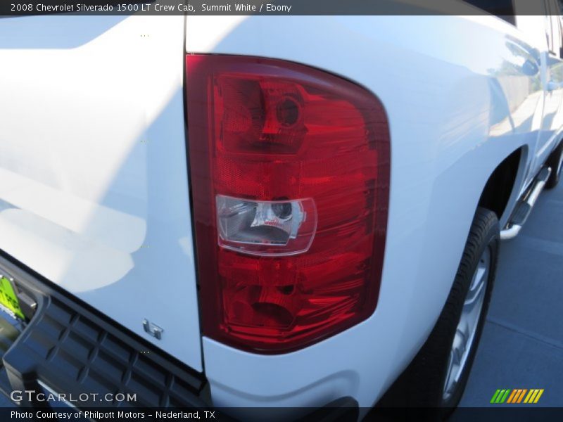 Summit White / Ebony 2008 Chevrolet Silverado 1500 LT Crew Cab