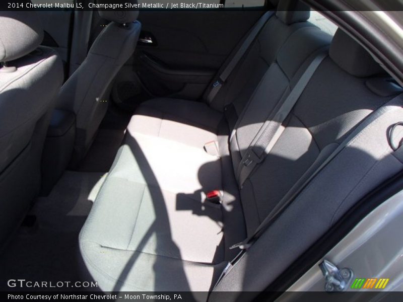 Champagne Silver Metallic / Jet Black/Titanium 2014 Chevrolet Malibu LS