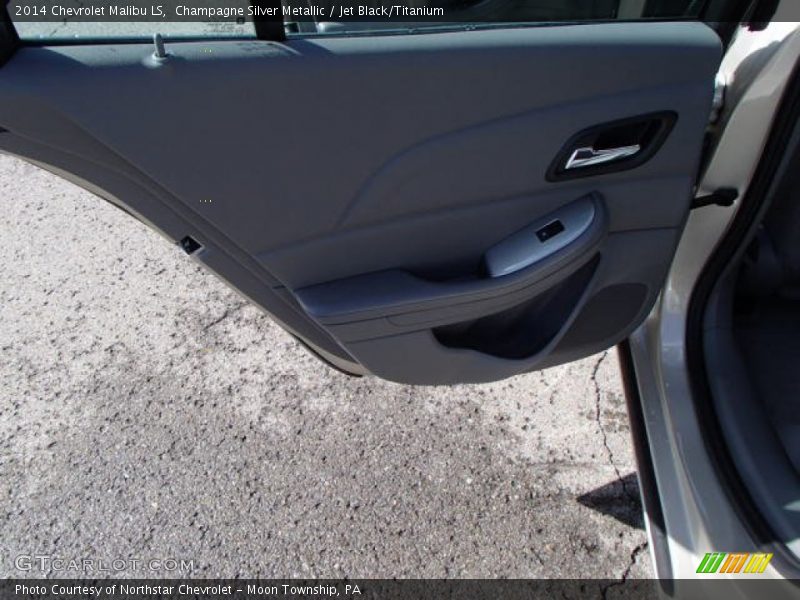 Champagne Silver Metallic / Jet Black/Titanium 2014 Chevrolet Malibu LS