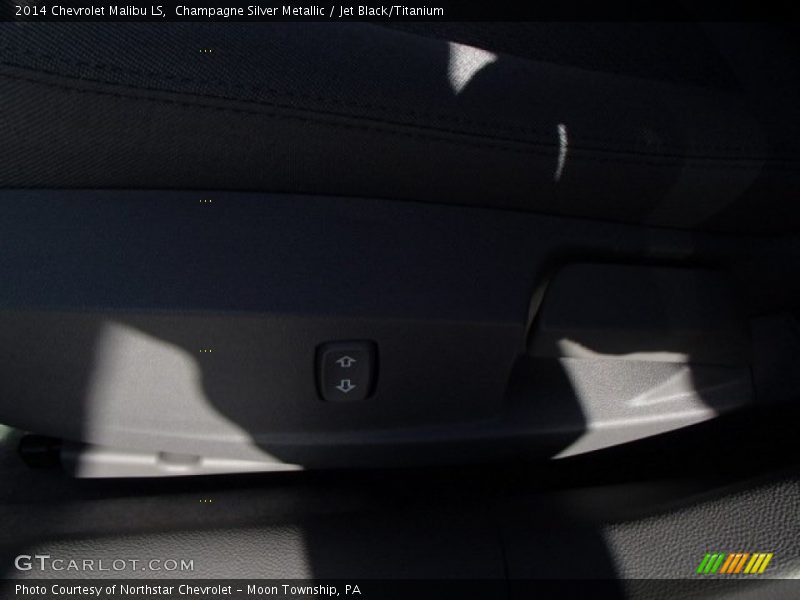 Champagne Silver Metallic / Jet Black/Titanium 2014 Chevrolet Malibu LS