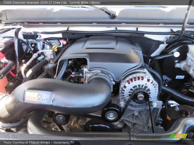 Summit White / Ebony 2008 Chevrolet Silverado 1500 LT Crew Cab