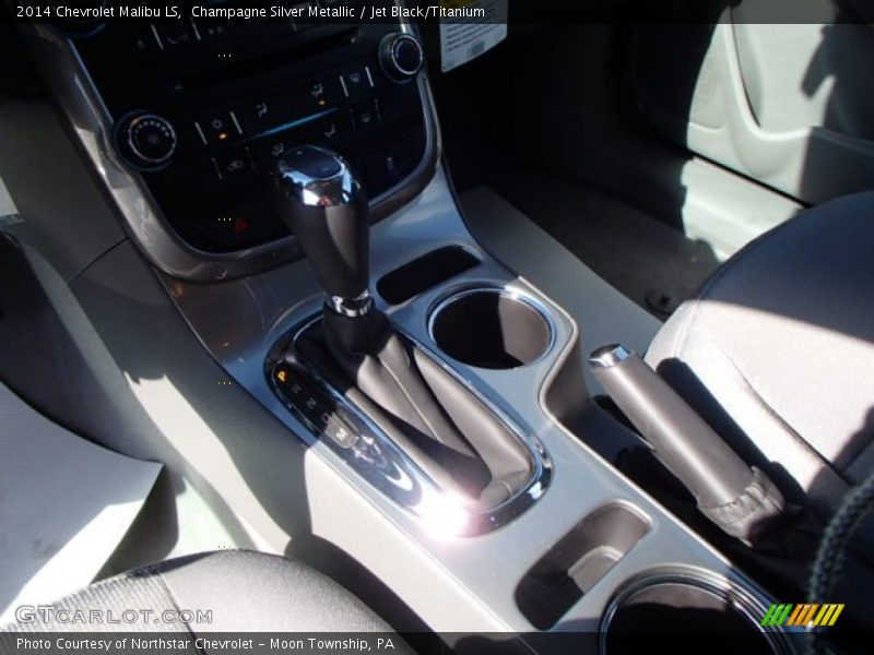 Champagne Silver Metallic / Jet Black/Titanium 2014 Chevrolet Malibu LS