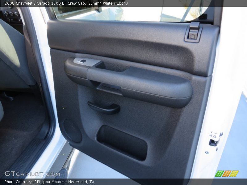 Summit White / Ebony 2008 Chevrolet Silverado 1500 LT Crew Cab
