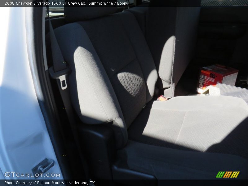 Summit White / Ebony 2008 Chevrolet Silverado 1500 LT Crew Cab