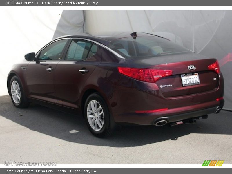 Dark Cherry Pearl Metallic / Gray 2013 Kia Optima LX