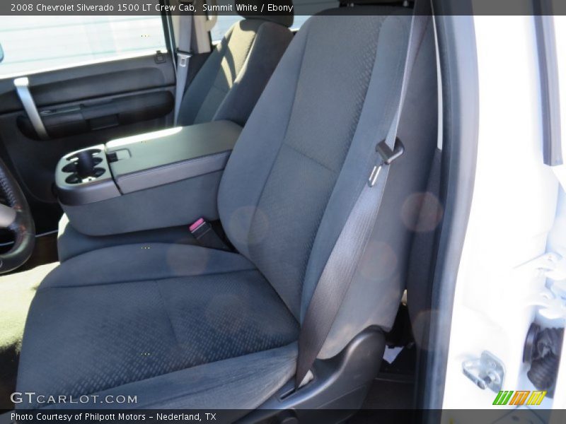 Summit White / Ebony 2008 Chevrolet Silverado 1500 LT Crew Cab