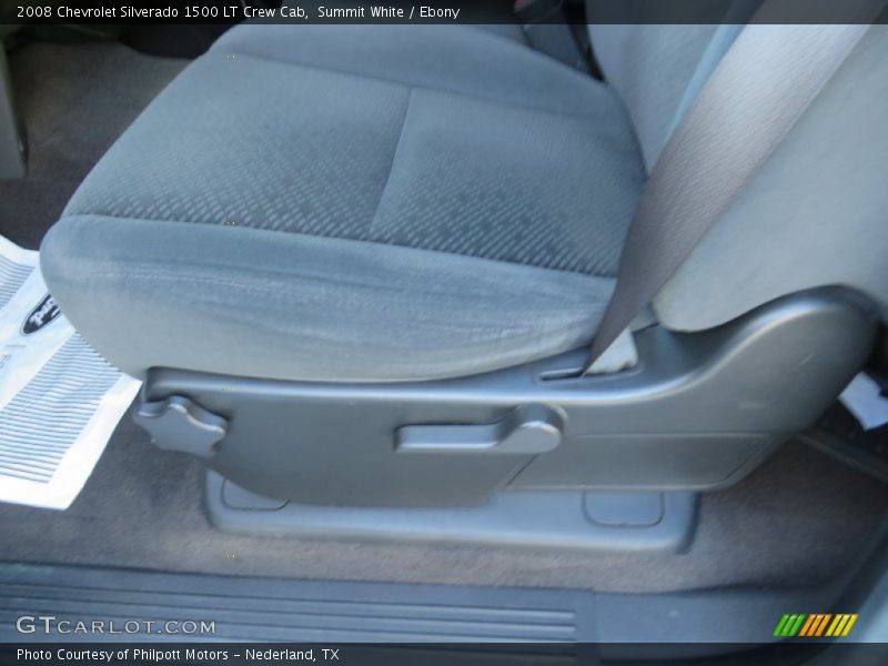 Summit White / Ebony 2008 Chevrolet Silverado 1500 LT Crew Cab