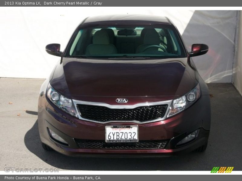 Dark Cherry Pearl Metallic / Gray 2013 Kia Optima LX