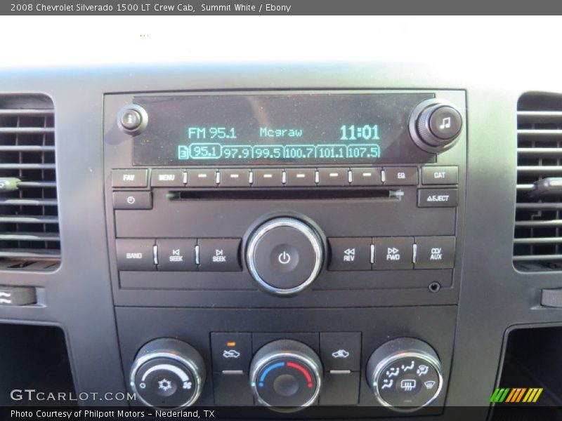 Summit White / Ebony 2008 Chevrolet Silverado 1500 LT Crew Cab