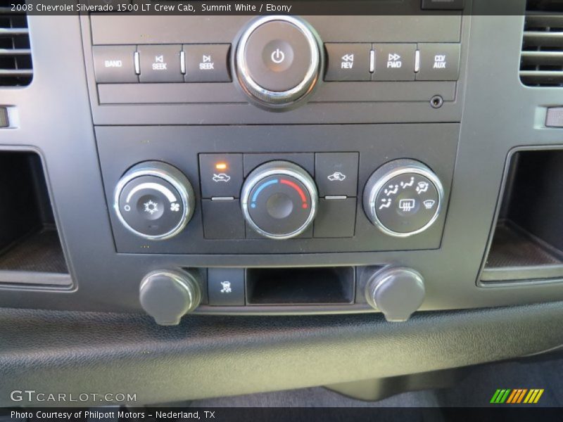 Summit White / Ebony 2008 Chevrolet Silverado 1500 LT Crew Cab
