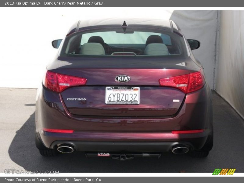 Dark Cherry Pearl Metallic / Gray 2013 Kia Optima LX