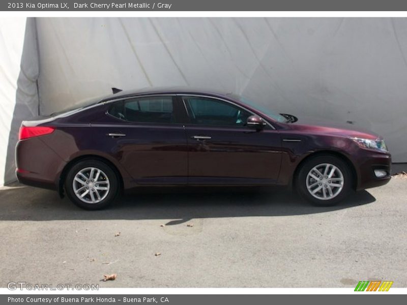 Dark Cherry Pearl Metallic / Gray 2013 Kia Optima LX