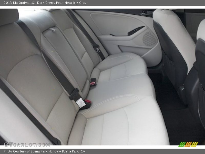 Dark Cherry Pearl Metallic / Gray 2013 Kia Optima LX