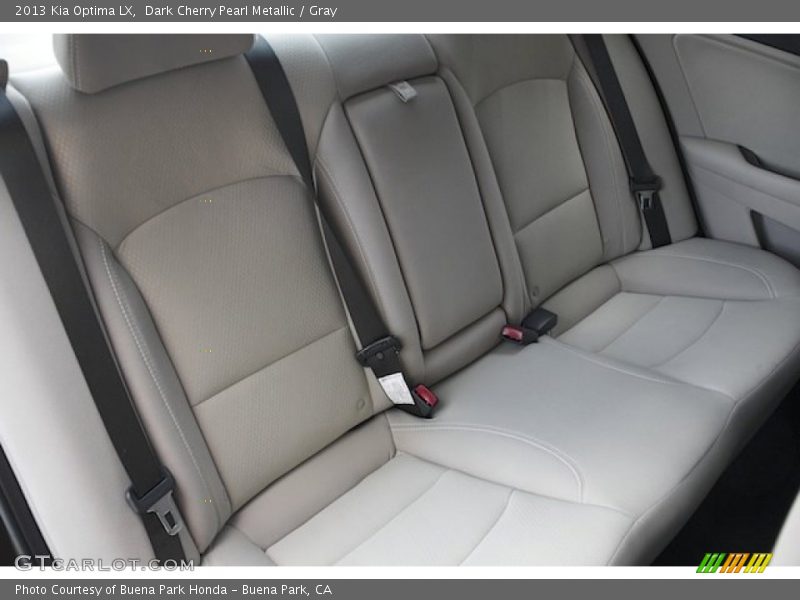 Dark Cherry Pearl Metallic / Gray 2013 Kia Optima LX