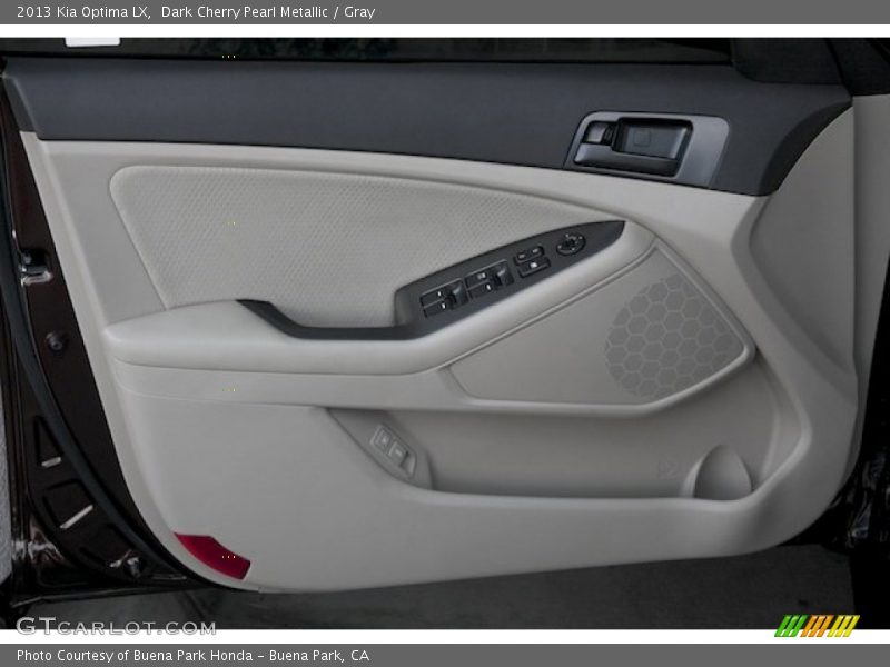Dark Cherry Pearl Metallic / Gray 2013 Kia Optima LX