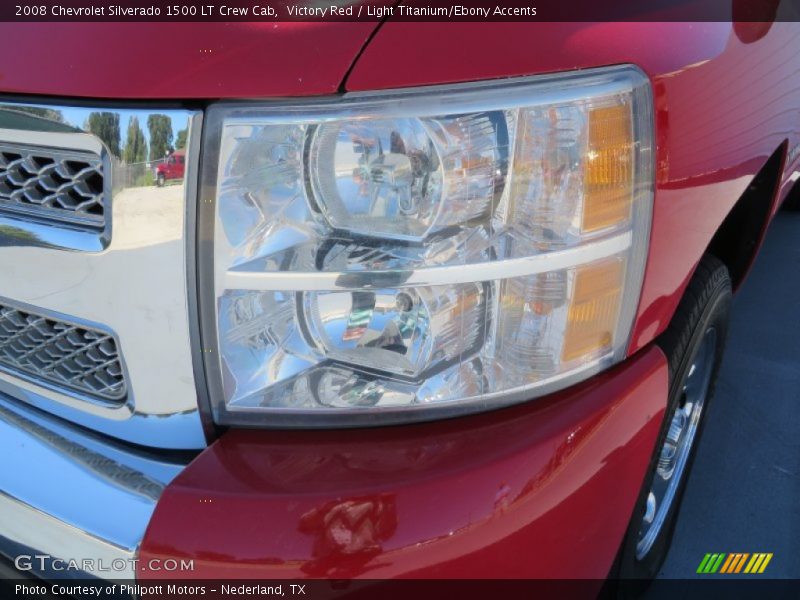 Victory Red / Light Titanium/Ebony Accents 2008 Chevrolet Silverado 1500 LT Crew Cab